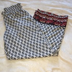 Sequin Hearts flowy pants